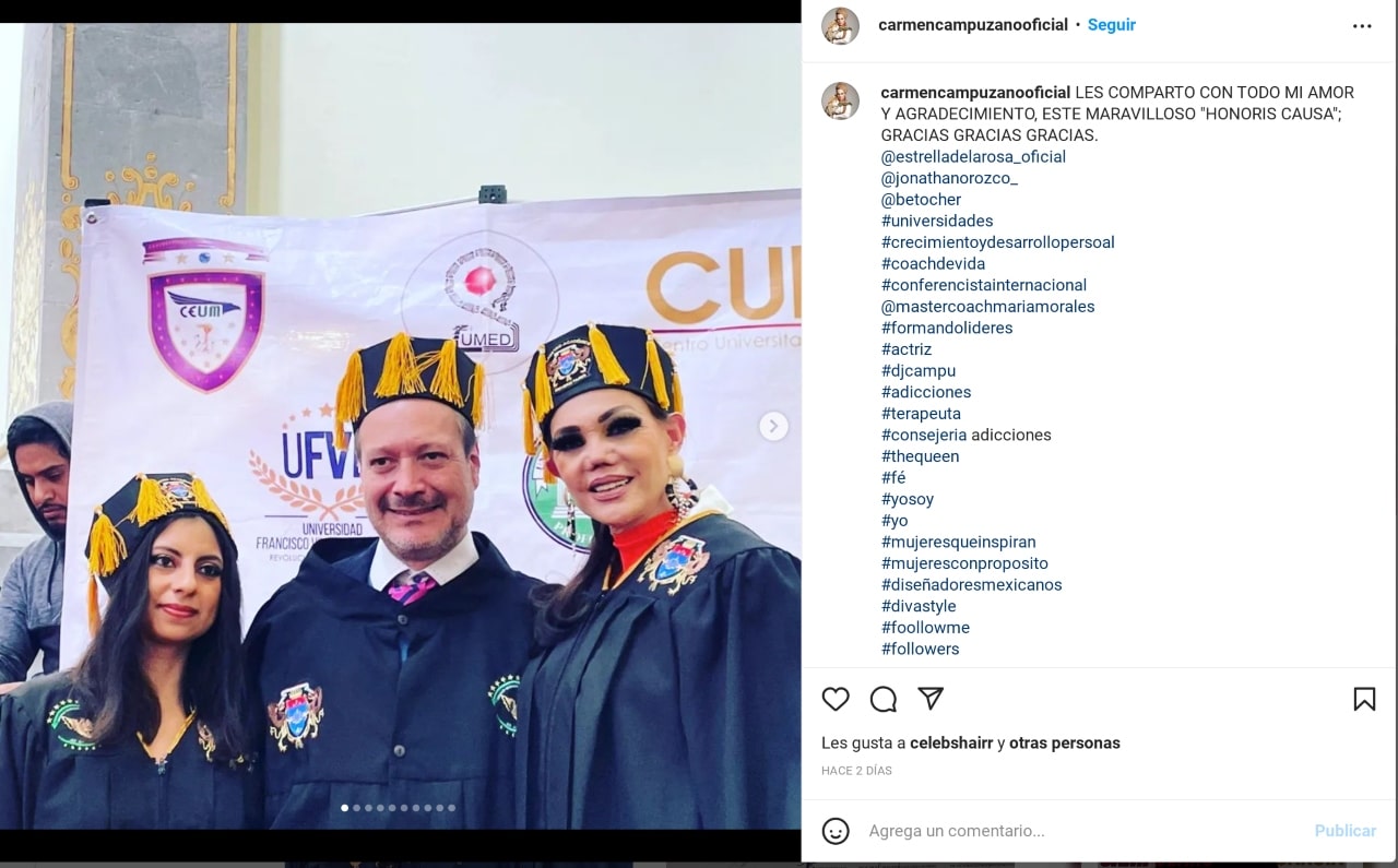 Carmen Campuzano doctorado Honoris Causa
