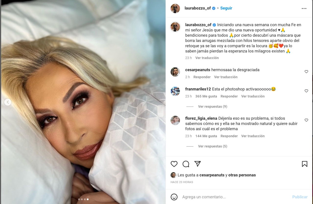 Laura Bozzo belleza foto