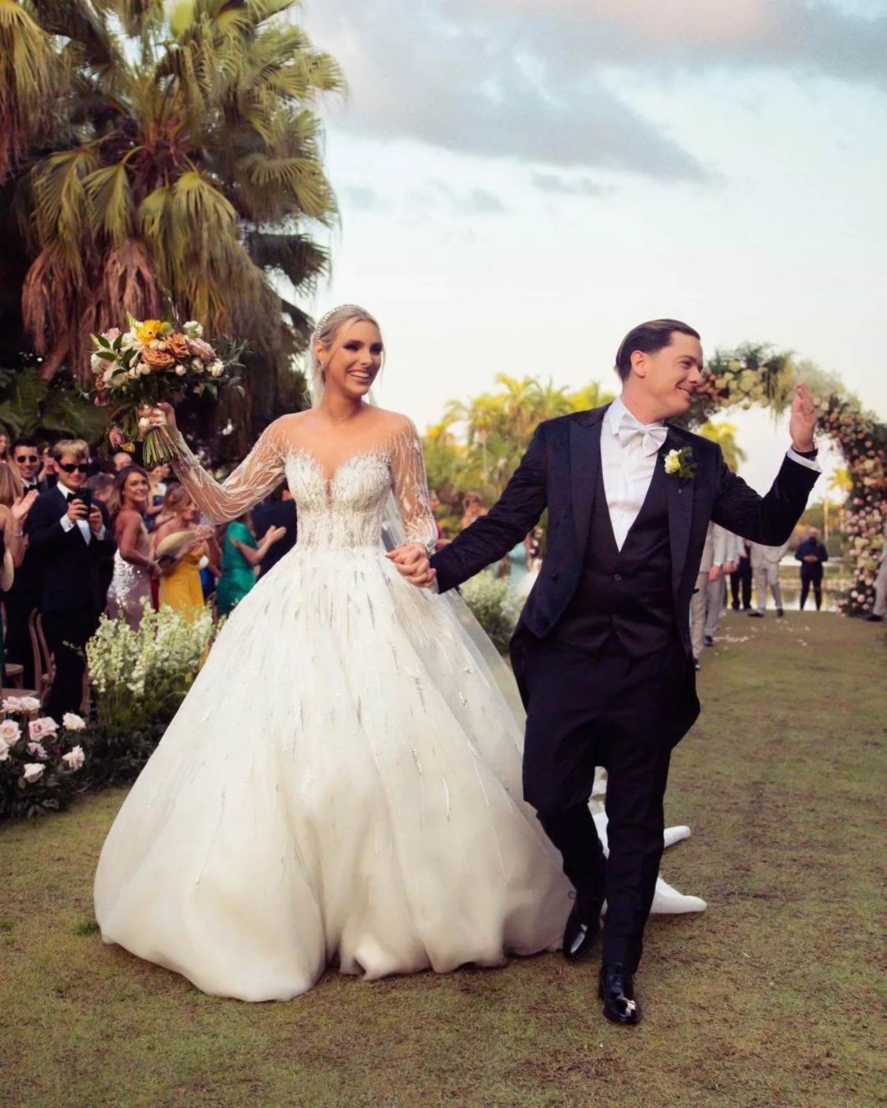 Guaynaa Lele Pons boda famosos fiesta