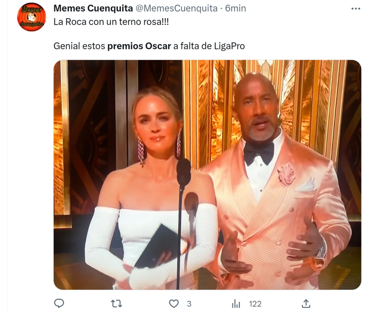 memes oscar la roca traje