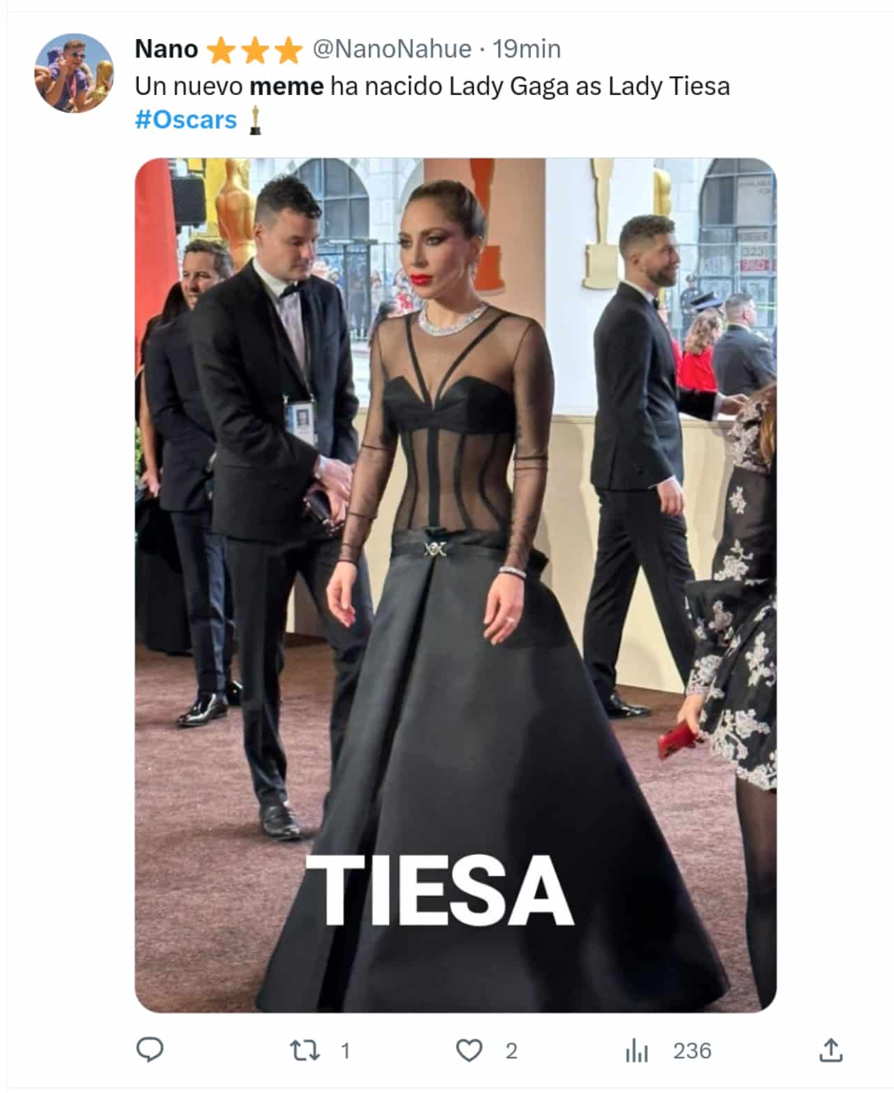 memes oscar quieta lady gaga