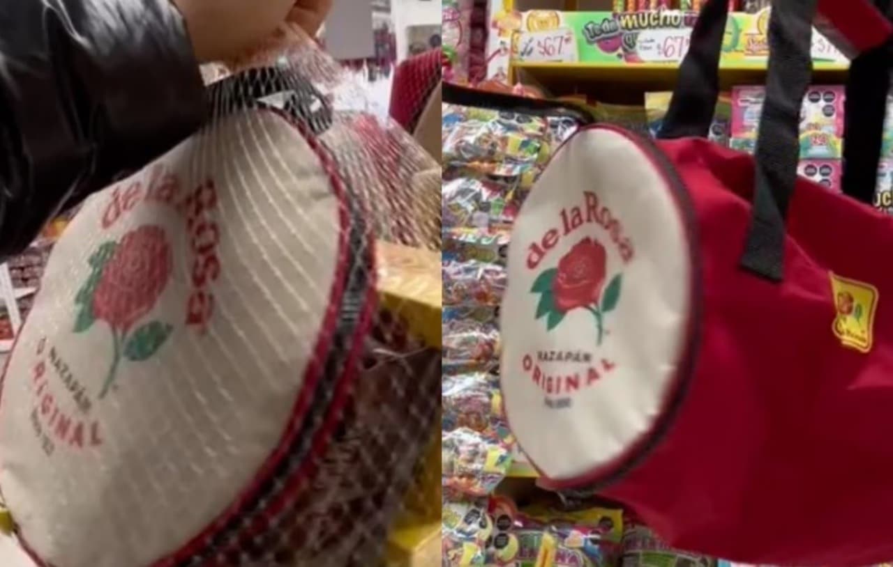 Lanzan mochila de mazapan de rosa
