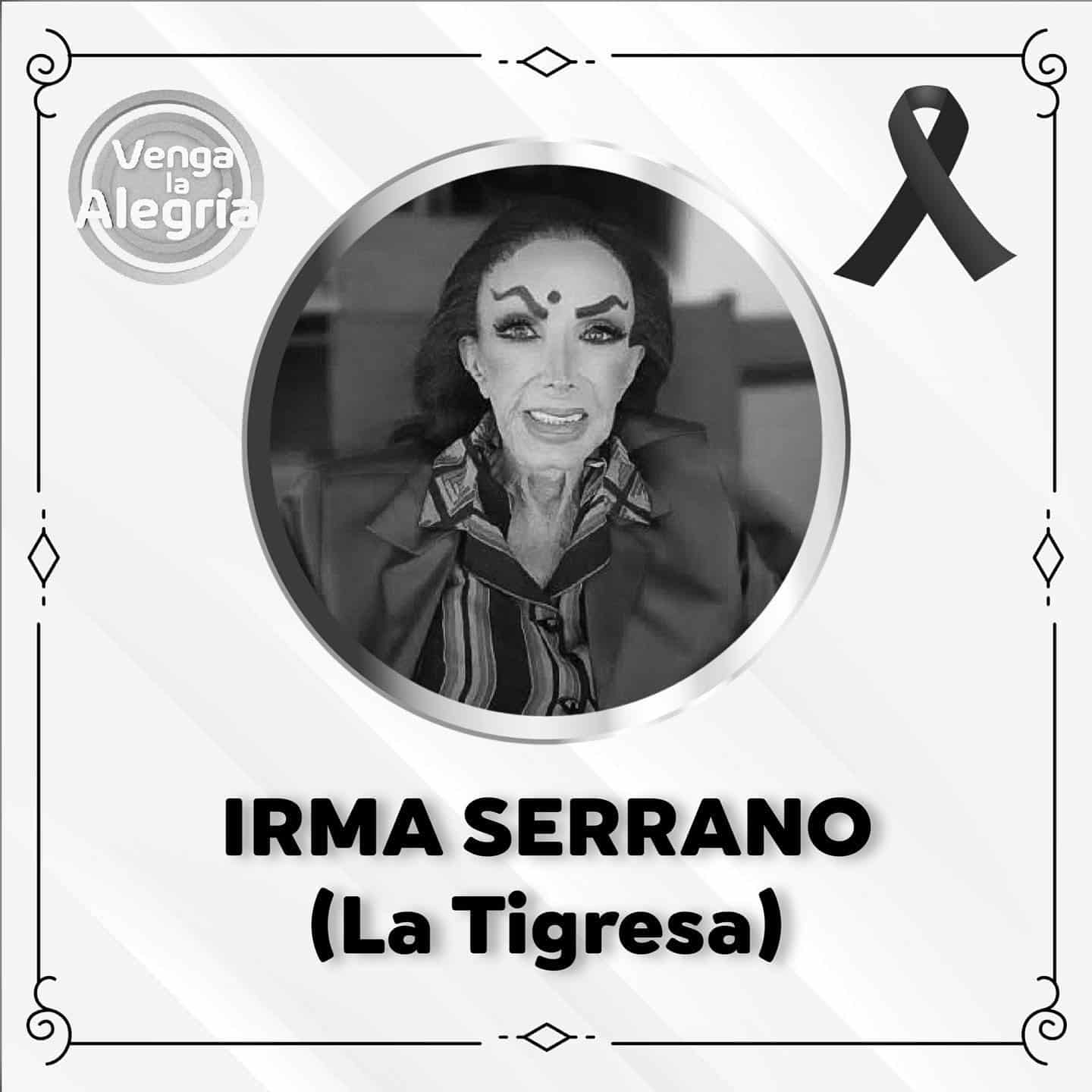 Tigresa fotos Irma Serrano fallecimiento