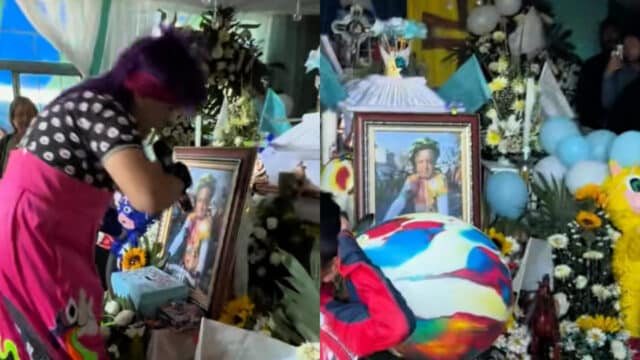 Payasos funeral niño
