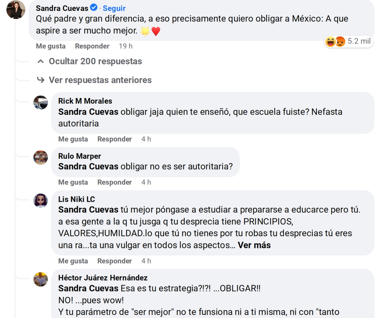 Sandra Cuevas empresa rótulos