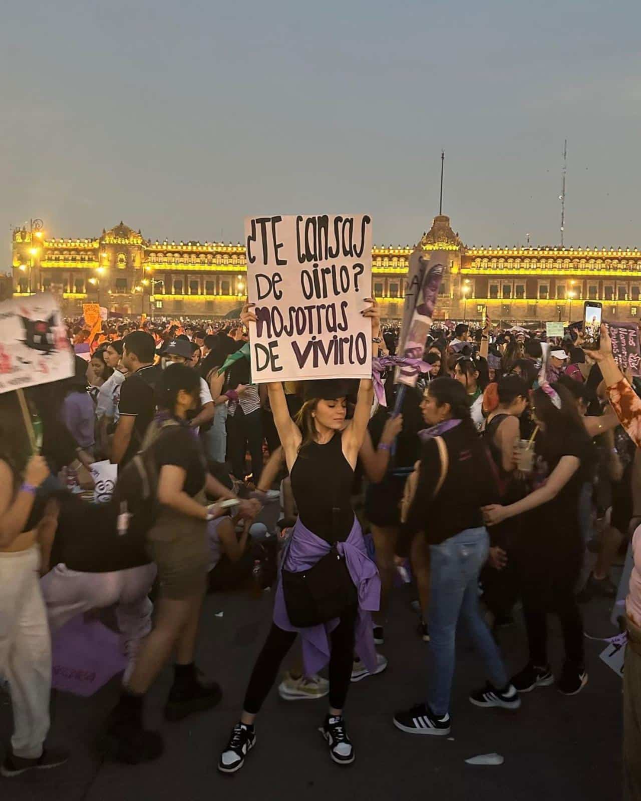 Sofia Castro une marcha 8M