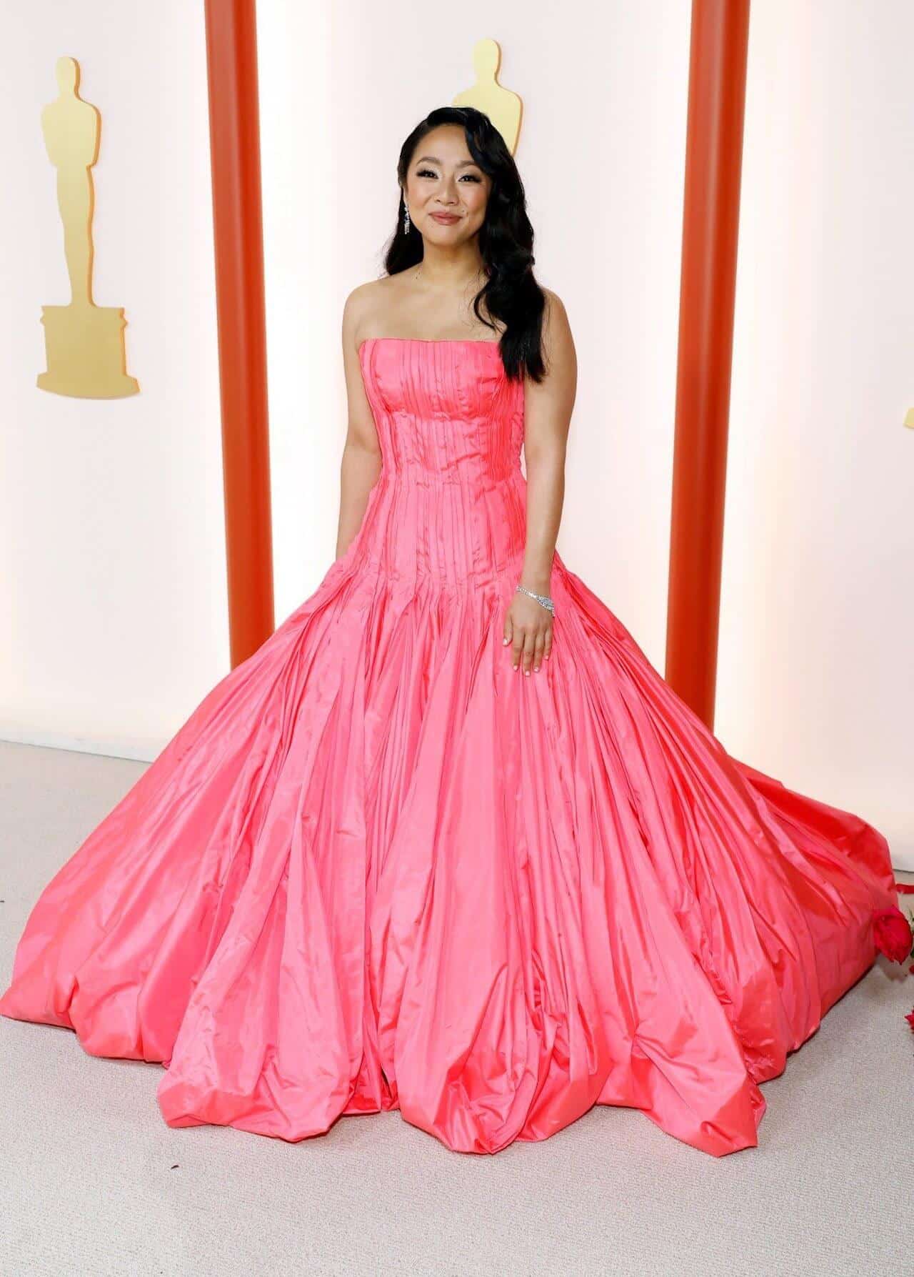 Stephanie Hsu en en los Premios Óscar 2023
