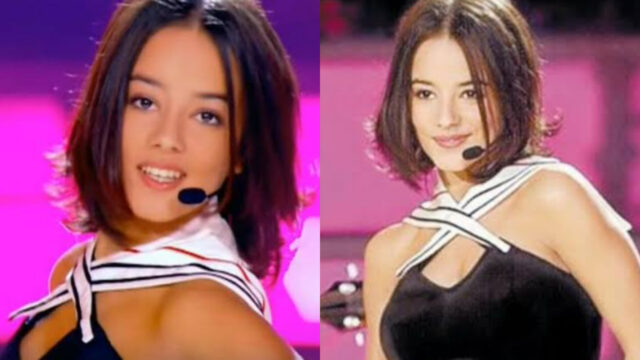 Alizée reaparece hija