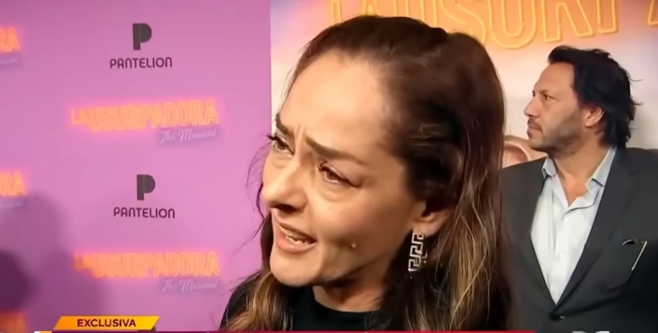 Andrea Garcia llora al hablar de papa