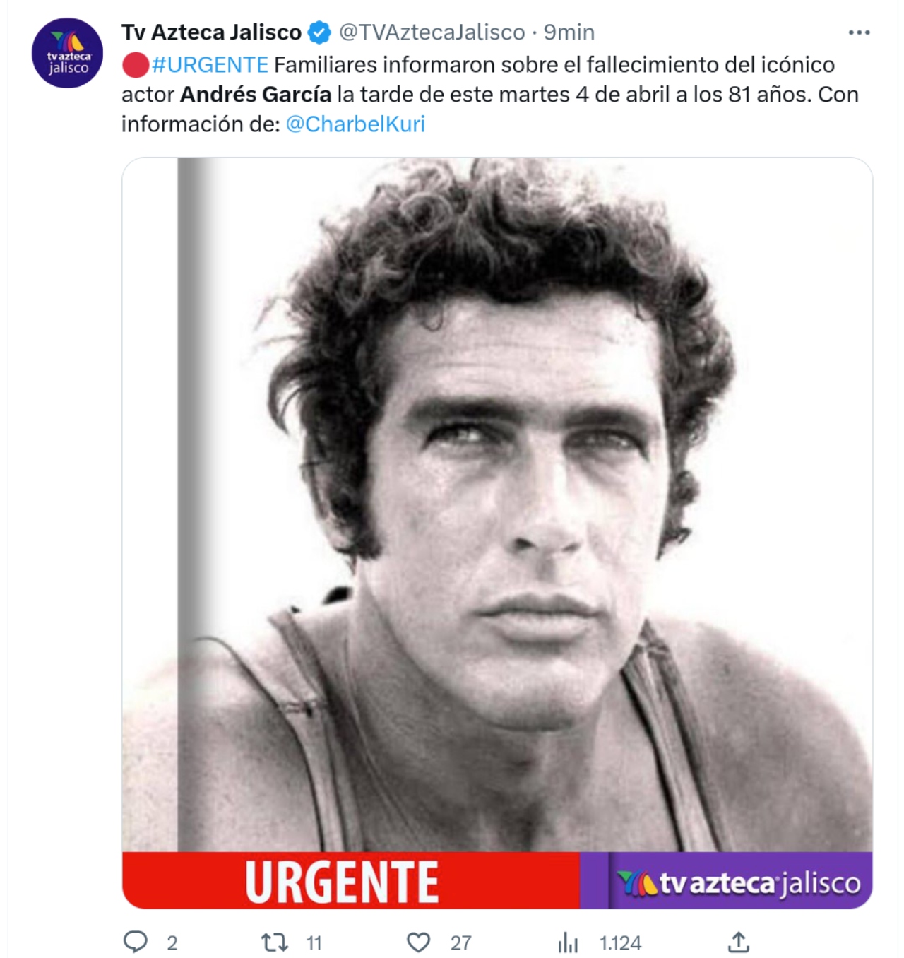 Andrés García herencia escándalos