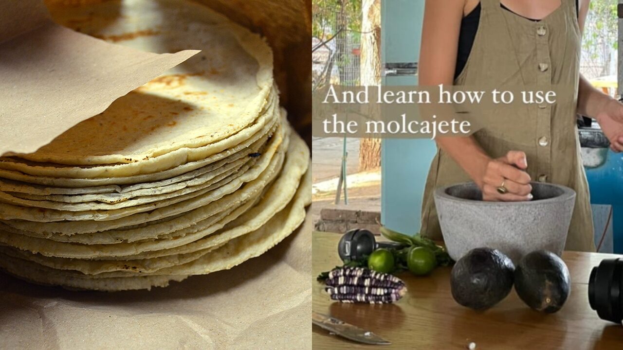 extranjera tortillas Oaxaca