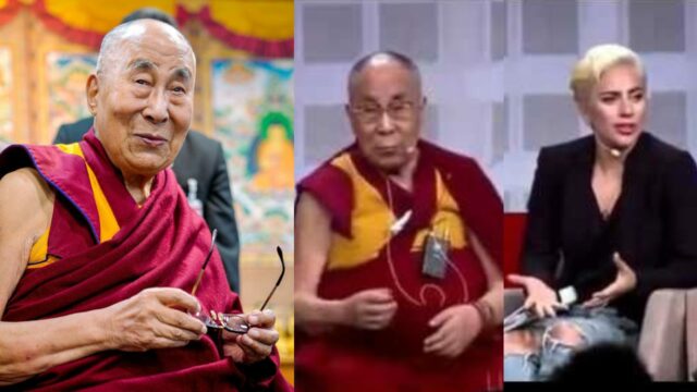 Dalai Lama toca Lady Gaga video