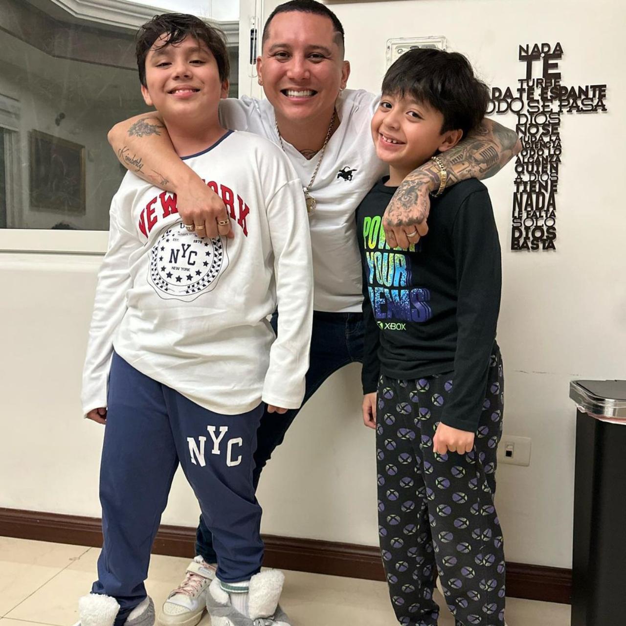 Hijos Edwin Luna responde mama