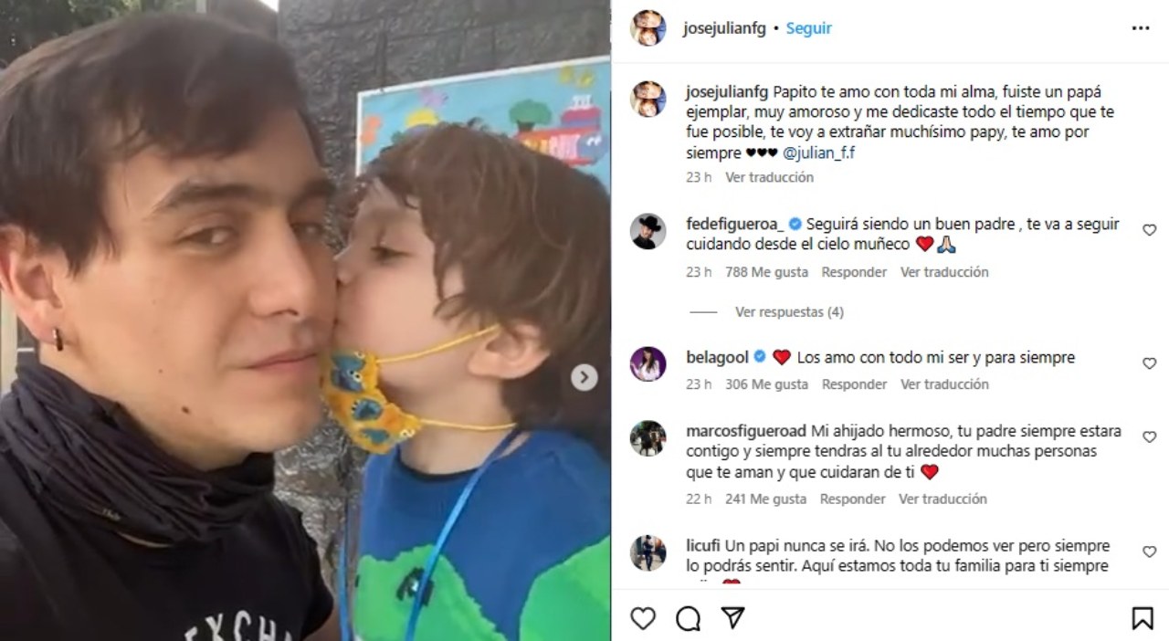 Jose Julian despide papa Julian mensaje