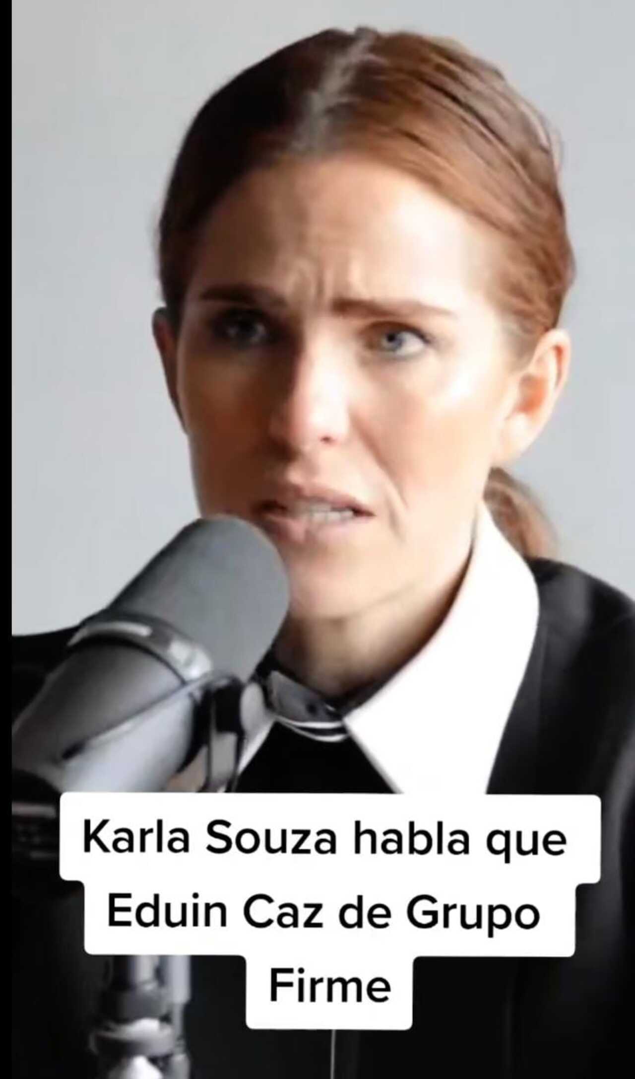 Karla Souza llama machista a cantante 