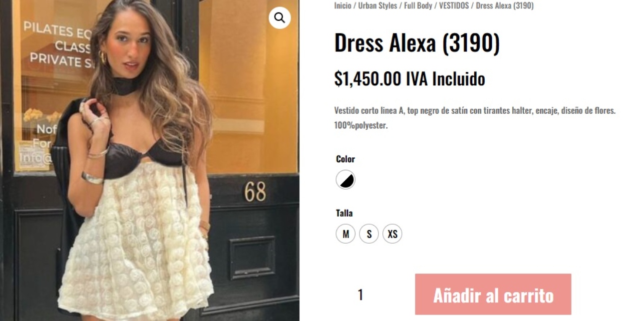 Latingal boutique Galilea Montijo ropa china