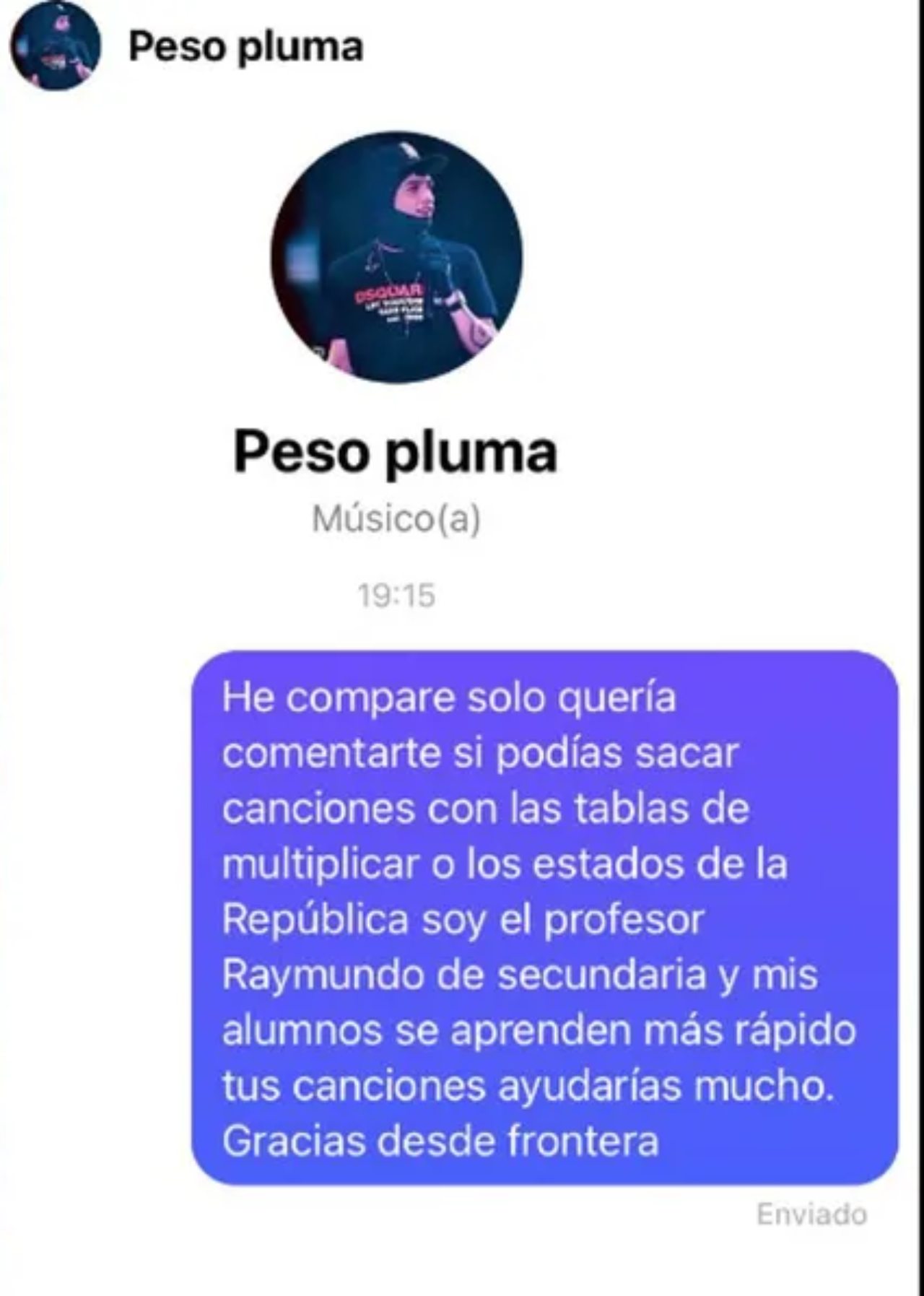 Profesor peso pluma corrido tumbado enseñar