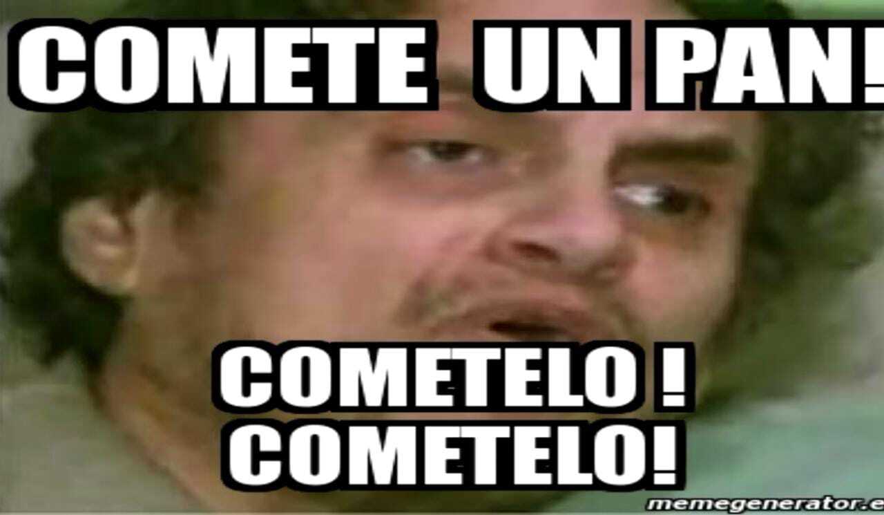 Señor de cómete un pan qué le pasó