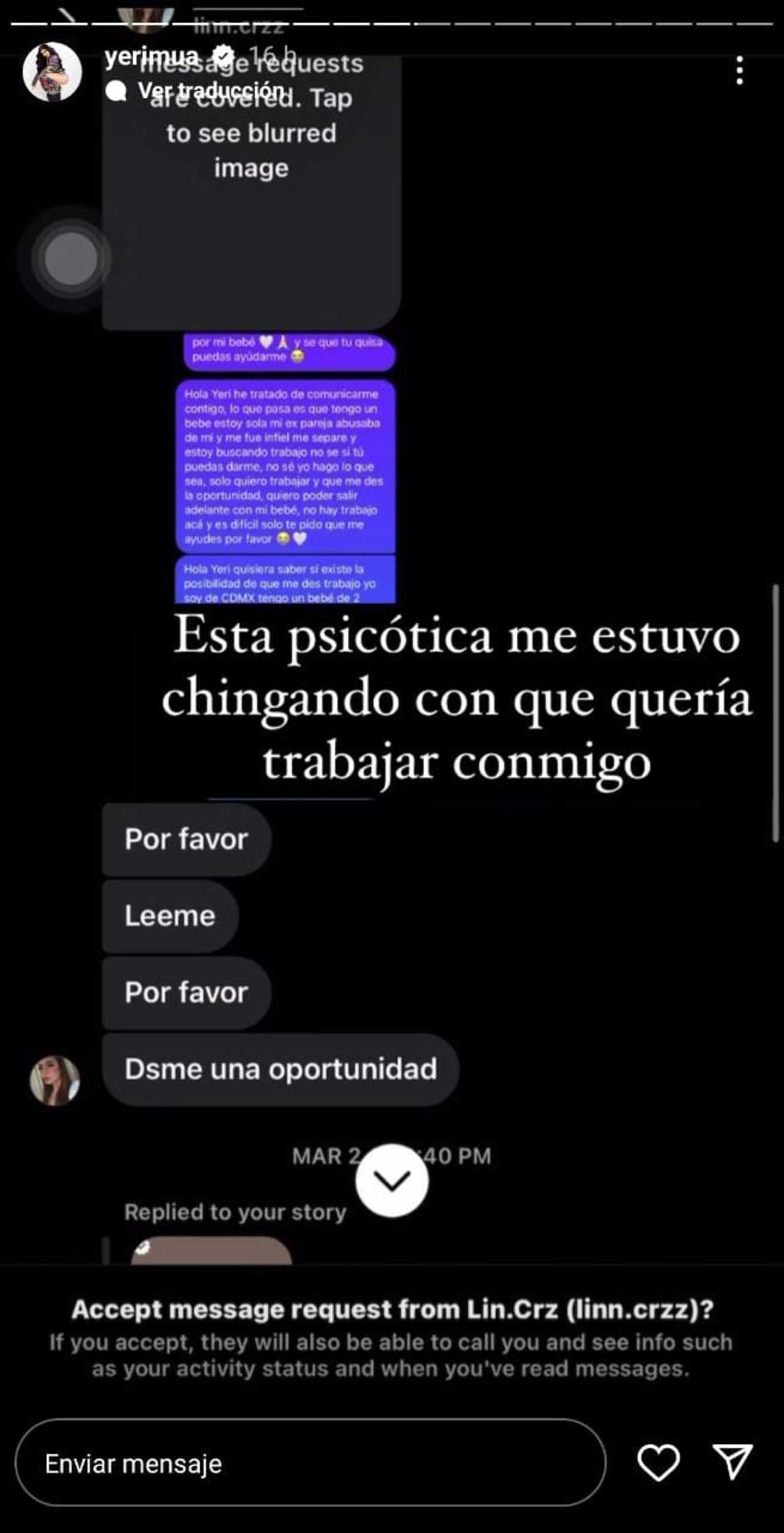 Yeri Mua expone amenazas