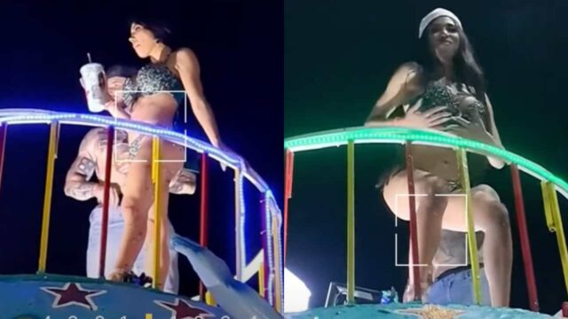 Yeri Mua se hace pipÃ­ en carnaval de Veracruz