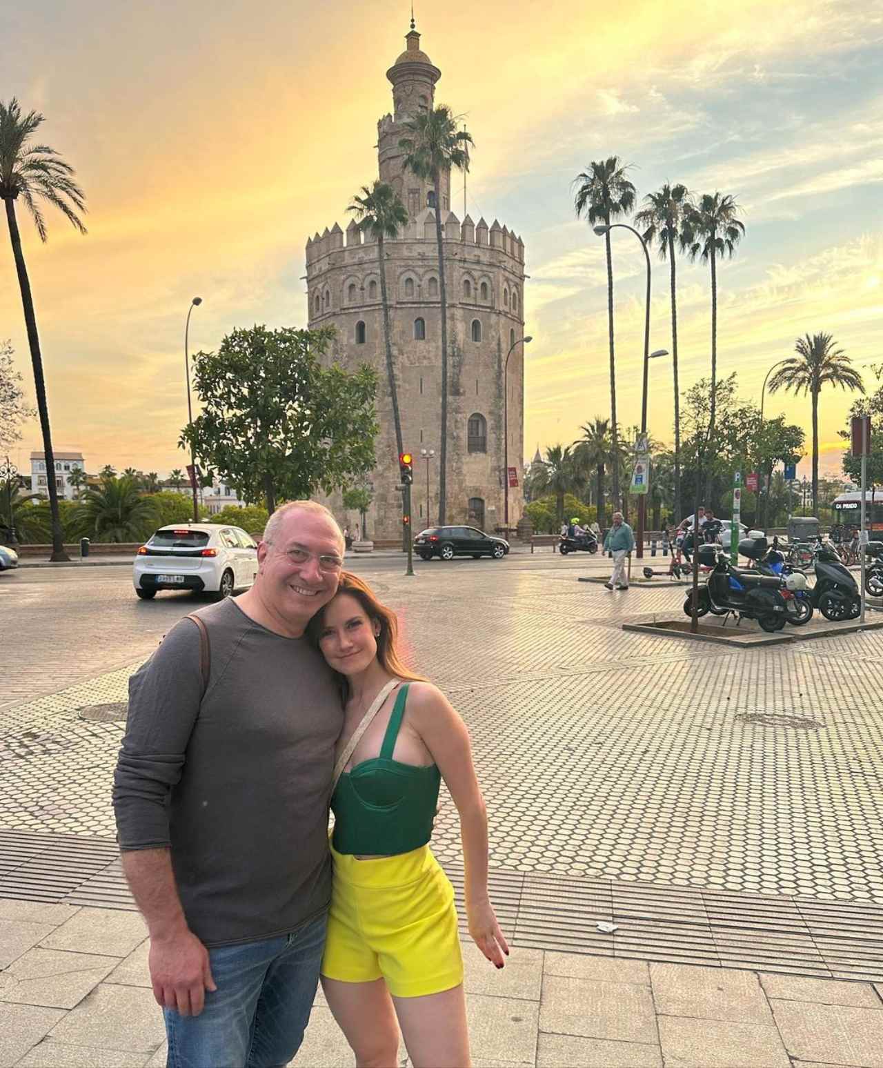 Altair Jarabo vacaciones esposo España Andalucia