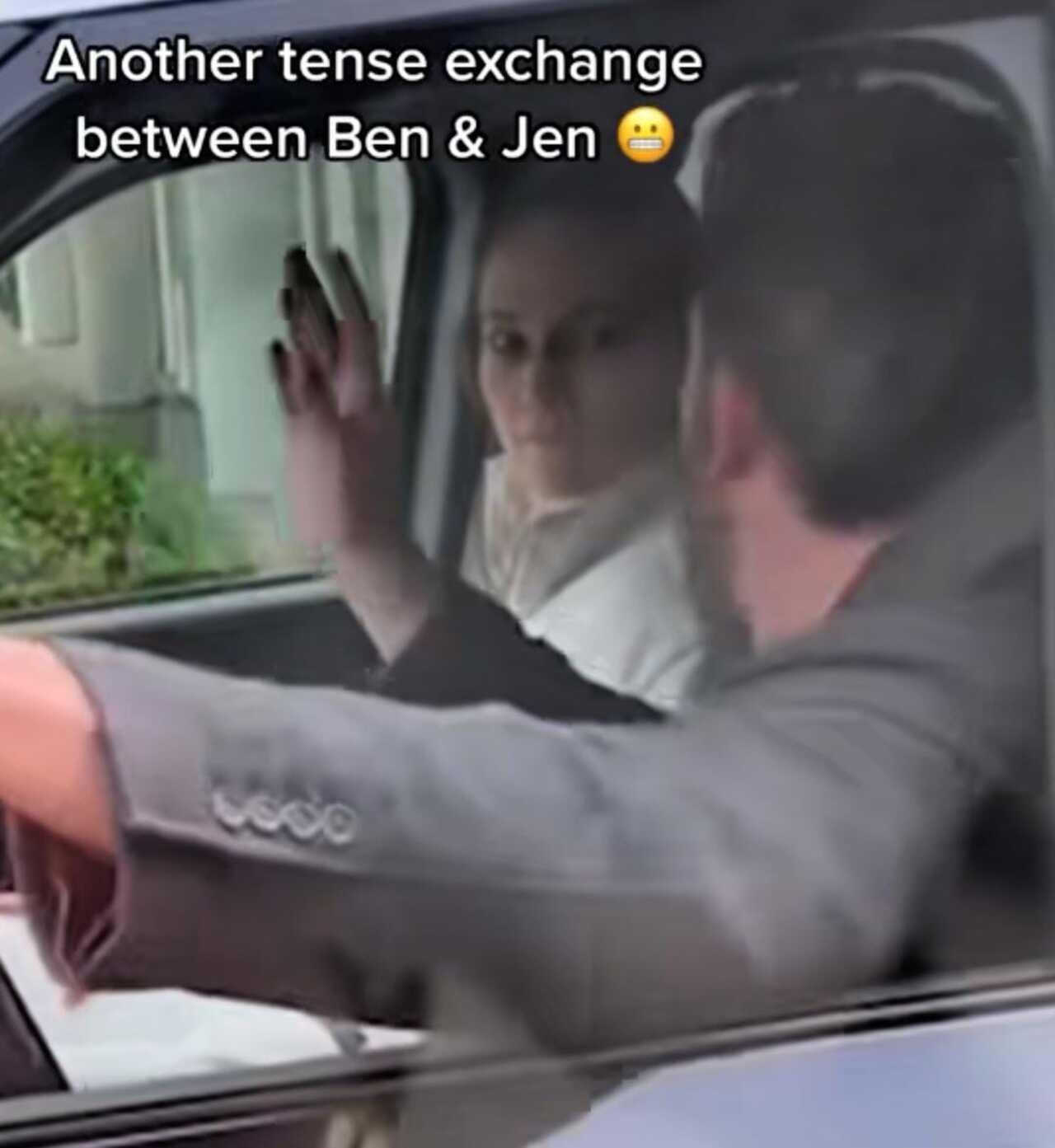 Ben Affleck discute con JLo en el carro