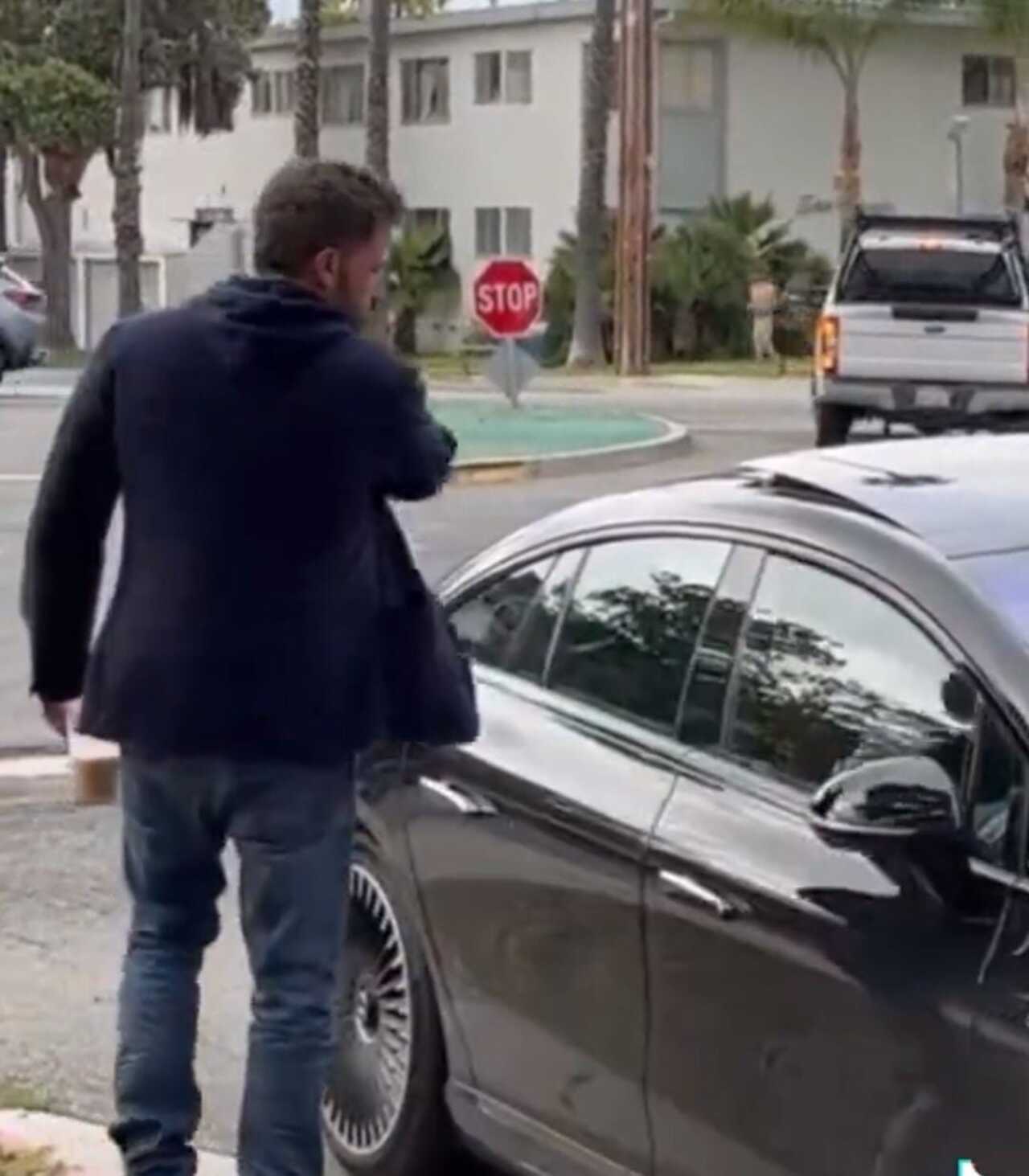 Ben Affleck puerta carro