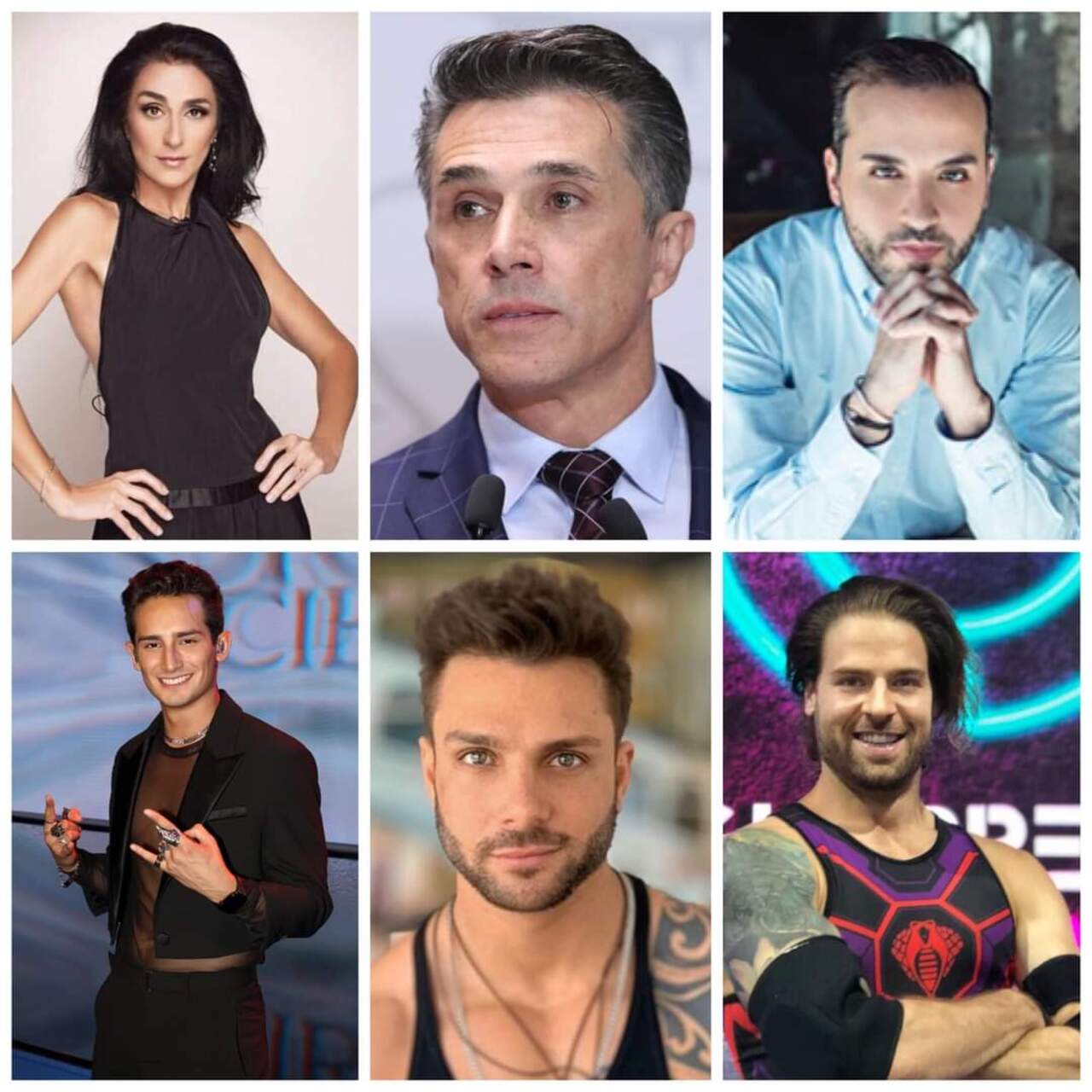 Integrantes de la casa de los famosos