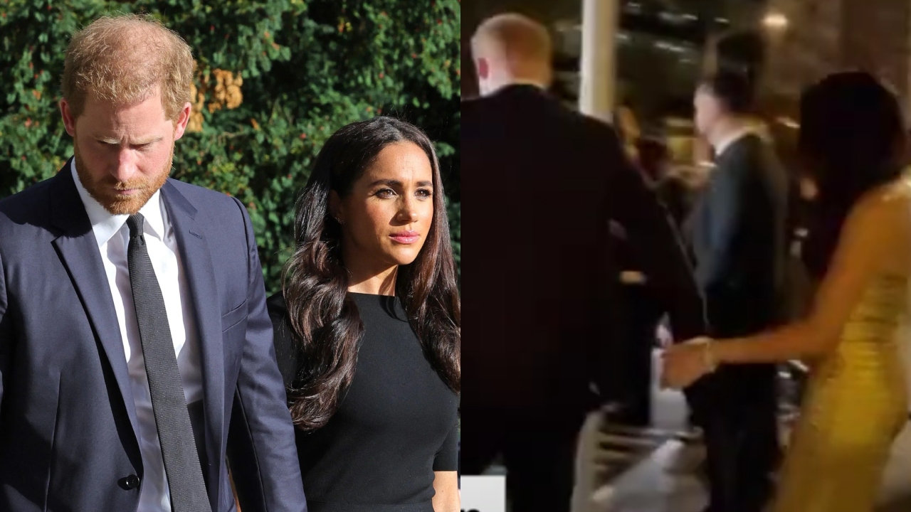 paparazzis persiguen a Harry y Megan