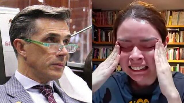 amenazas de Sergio Mayer a Maryfer Centeno