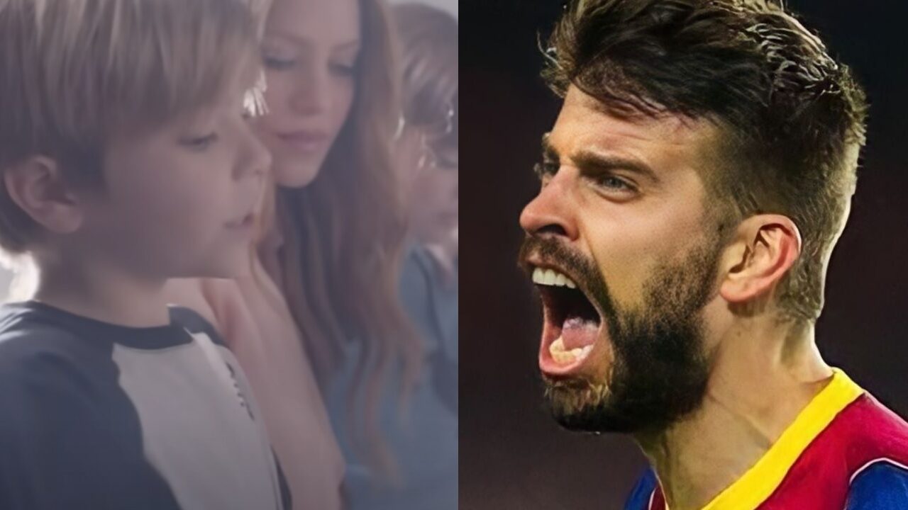 Gerard Piqué molesto Shakira aparecen sus hijos