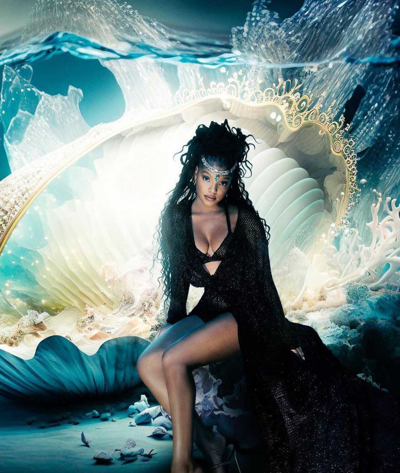 Halle Bailey es igual a la Ariel original
