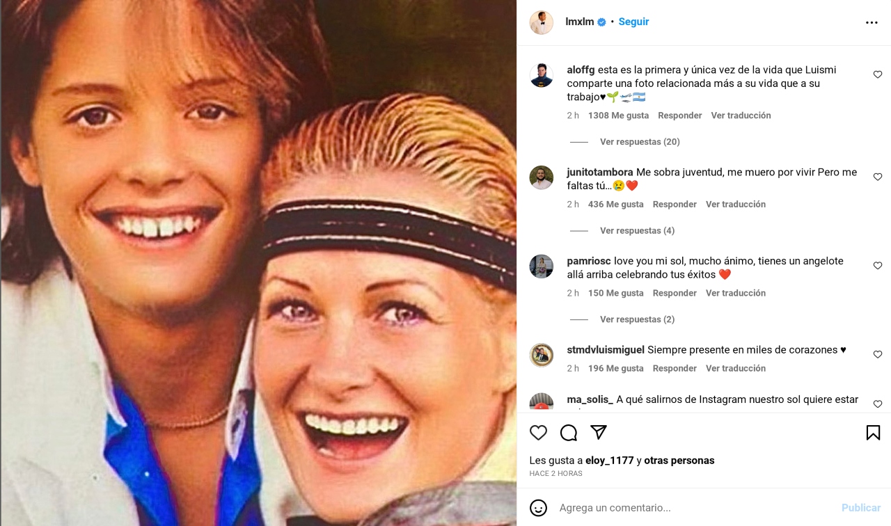 Luis Miguel Marcela Basteri mamÃ¡