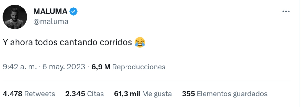 Maluma Contra peso Pluma