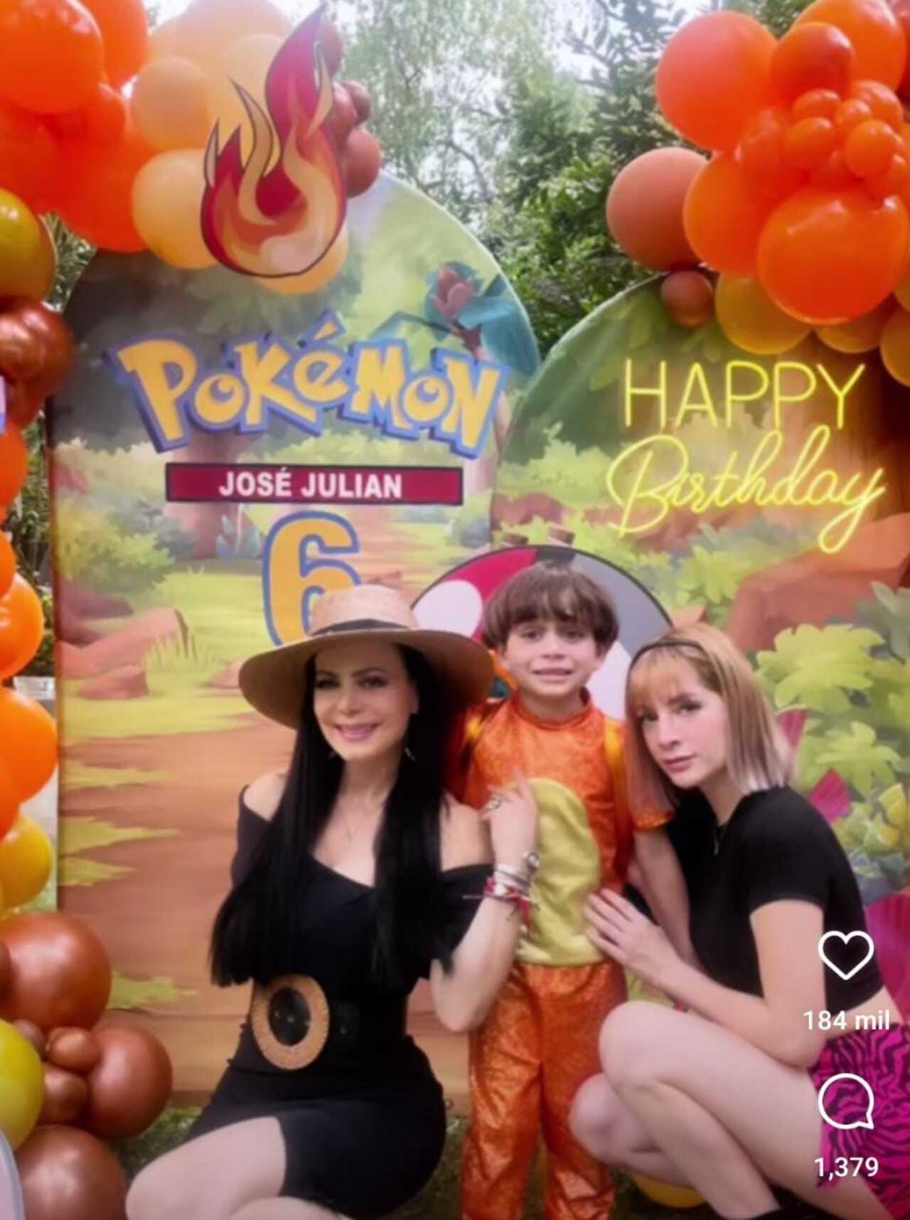 Maribel Guardia cumpleaños de su nieto