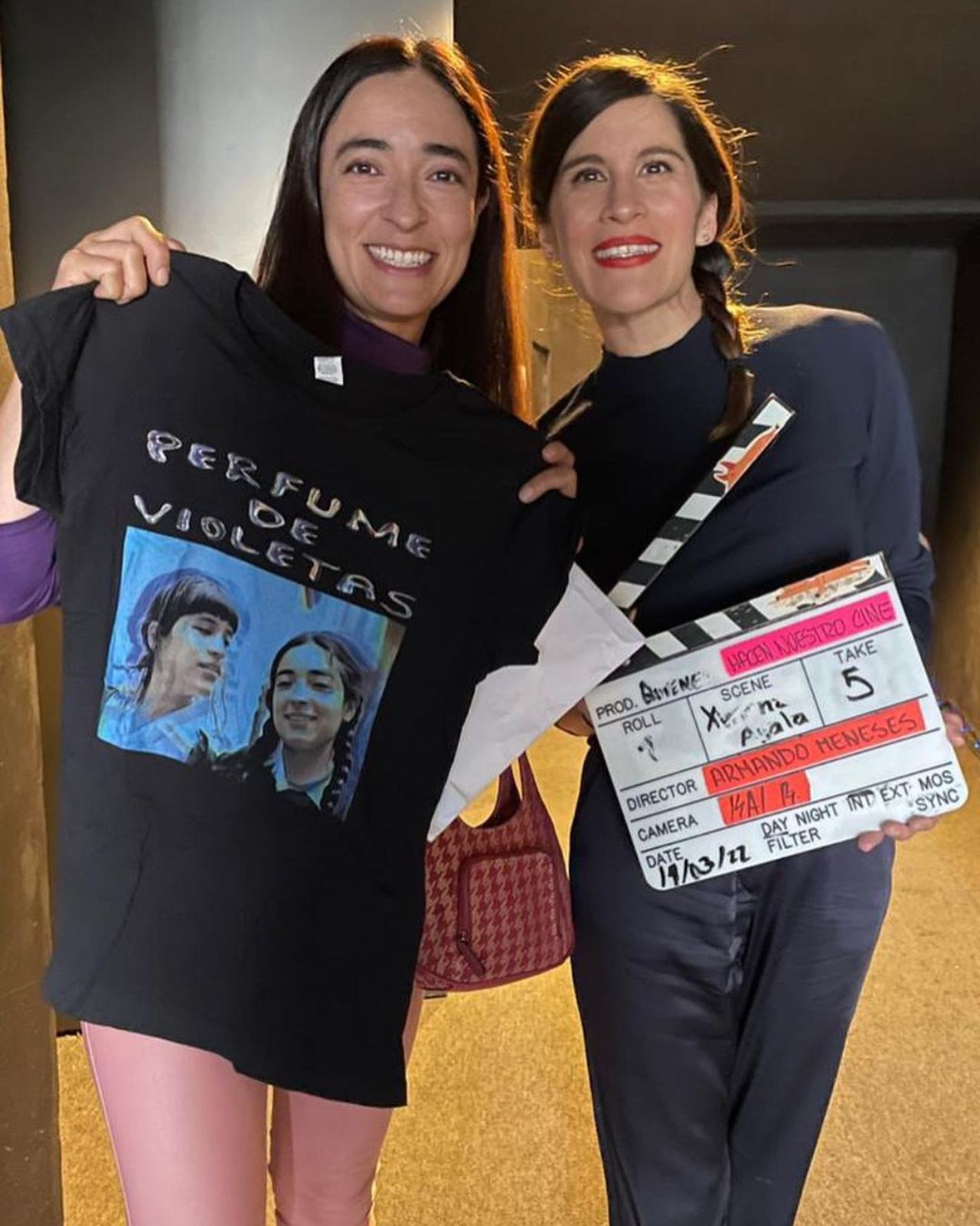 Antes ahora actrices perfume de violetas