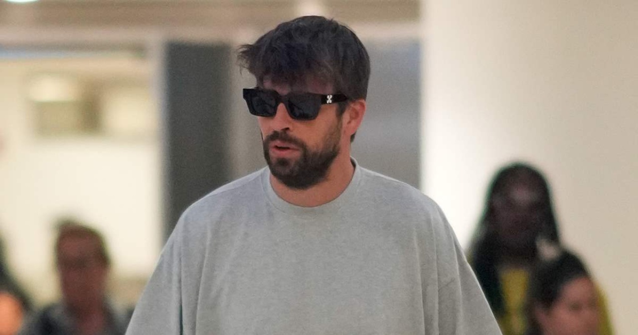 Pique llegando Miami pasar tiempo hijos