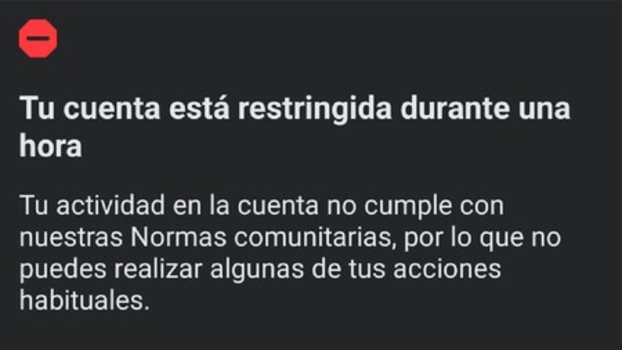 Facebook cancela cuentas