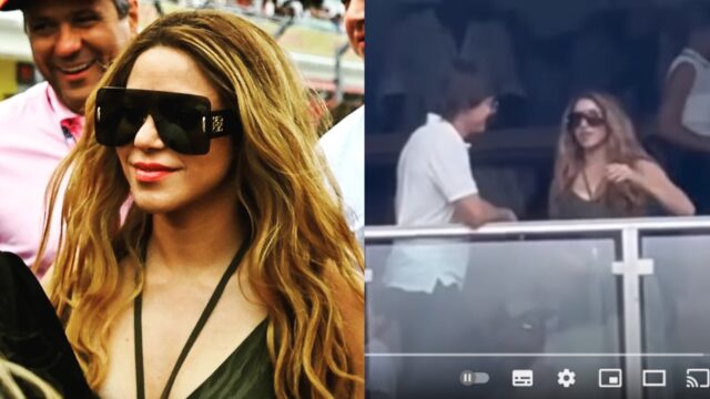 Shakira galan Hollywood Formula 1