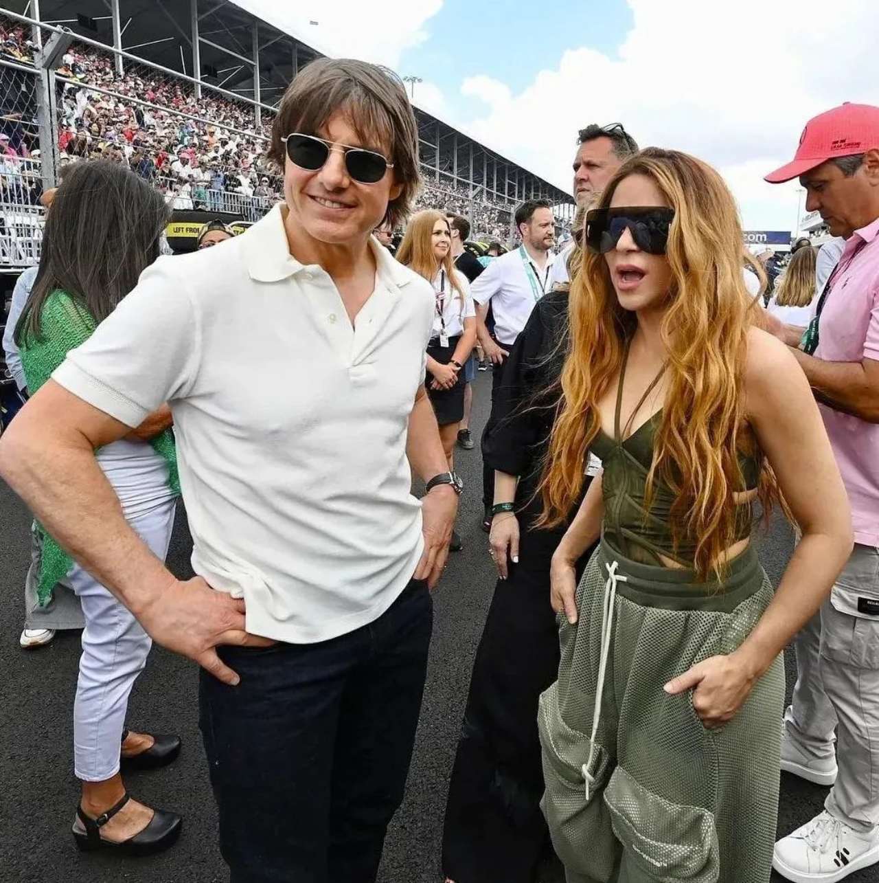 Shakira Formula 1 vista con Tom Cruise