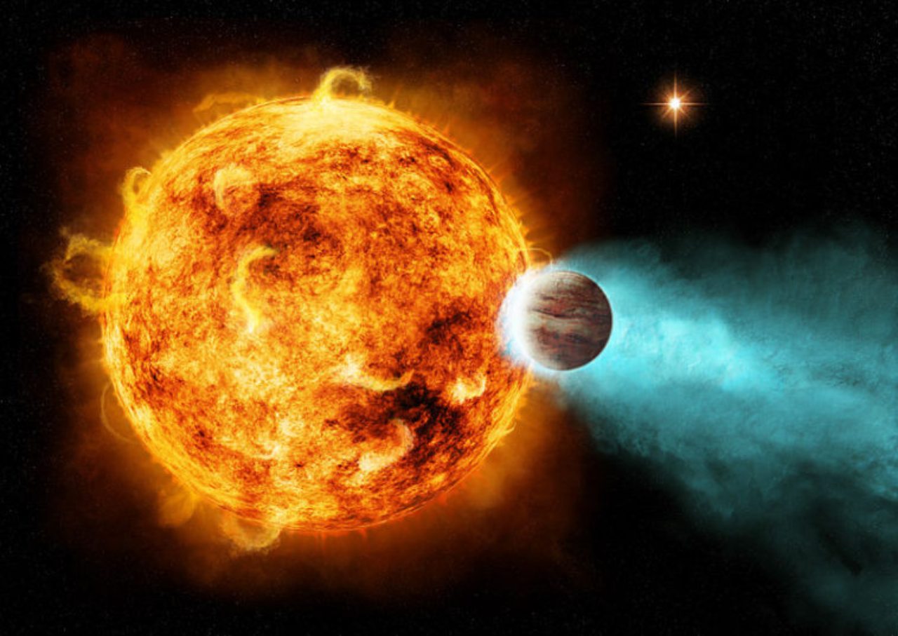 Sol traga planeta y sigue la Tierra