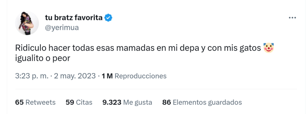 Yeri Mua indirectas Naim Darrechi