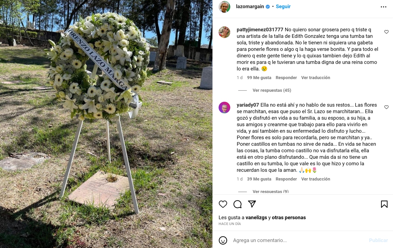 Edith GonzÃ¡lez hija misa luctuosa