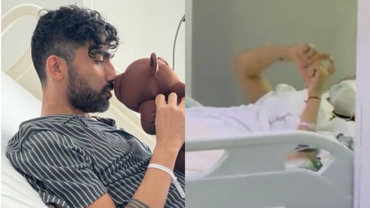 joven despidió formando corazón