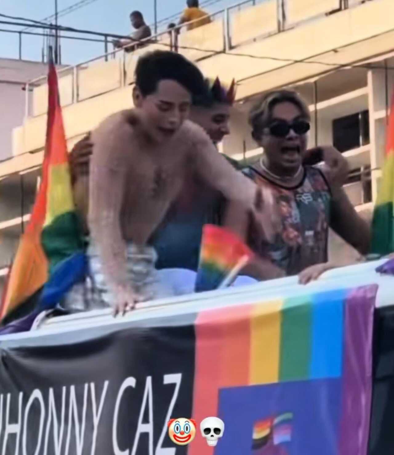 Captan momento en que Kunno sufre caída