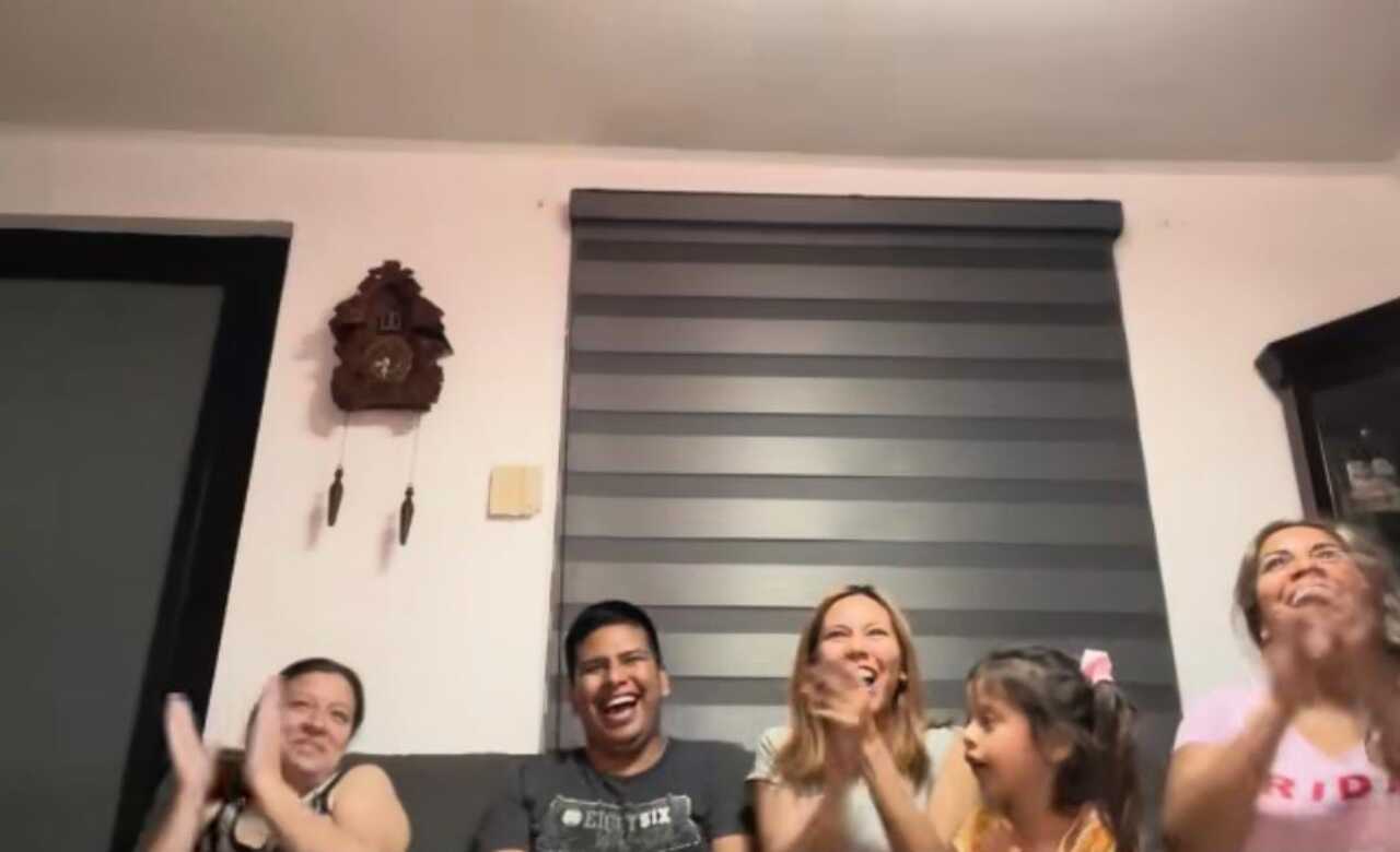 Familia mexicana celebra salida de Ferka