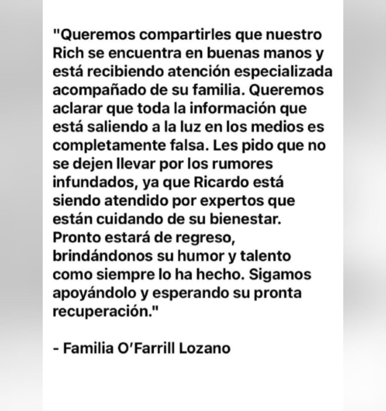 Ricardo O’Farrill desaparecido
