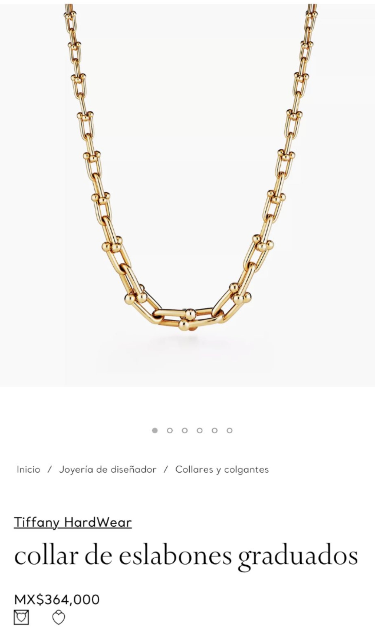 Sandra Cuevas collar Tiffany