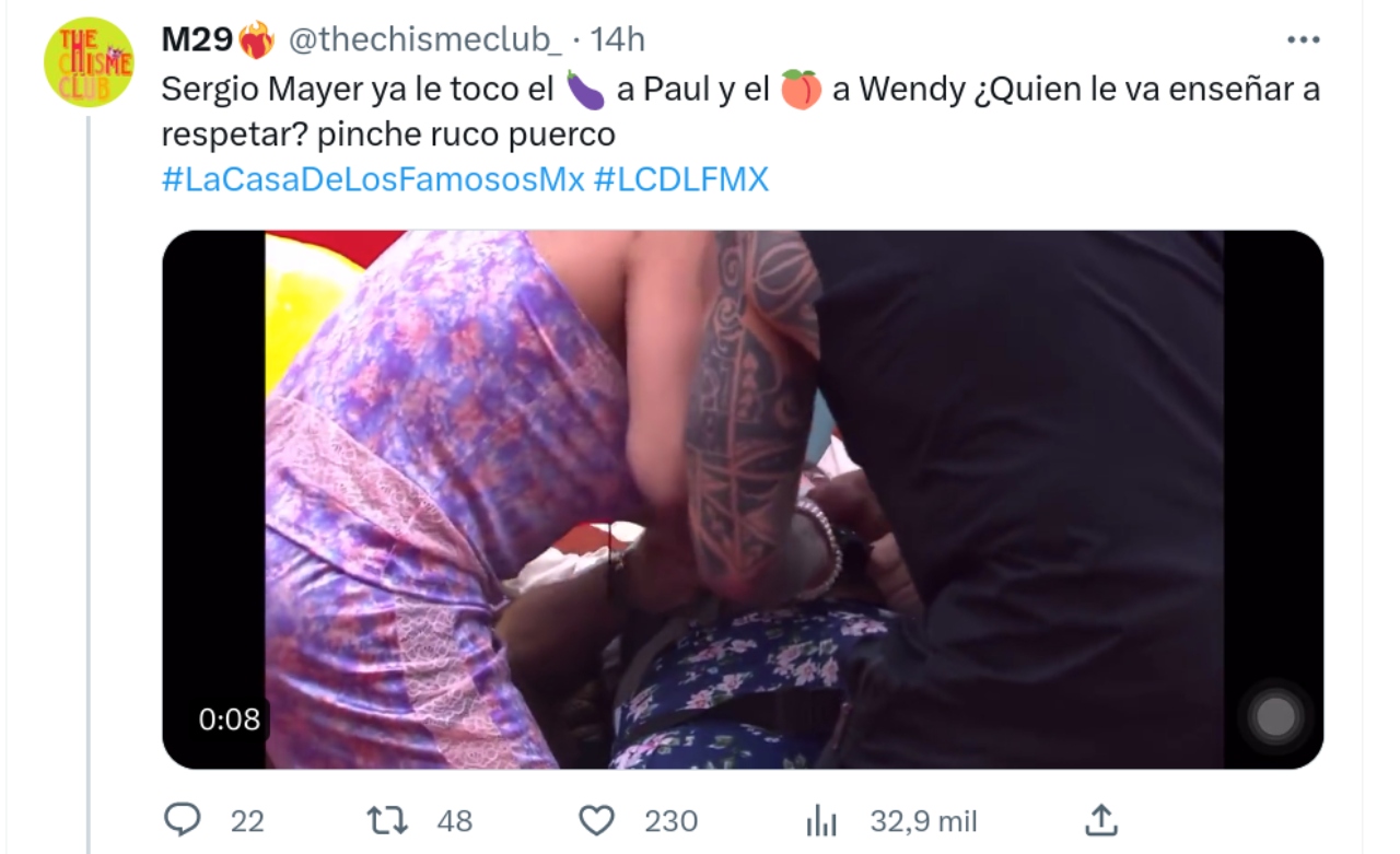 Sergio Mayer nalguea Wendy