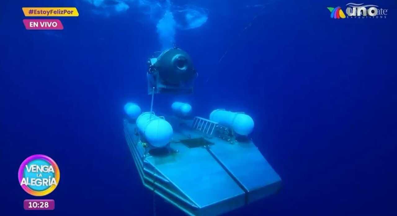 Conductores de 'Venga la Alegría' recrean submarino Titán